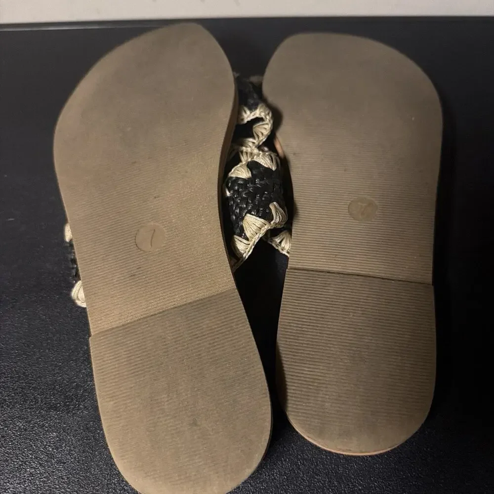 3 Pair Lot Of Summer Slides/ Sandals Old Navy Universal Thread Women’s 7